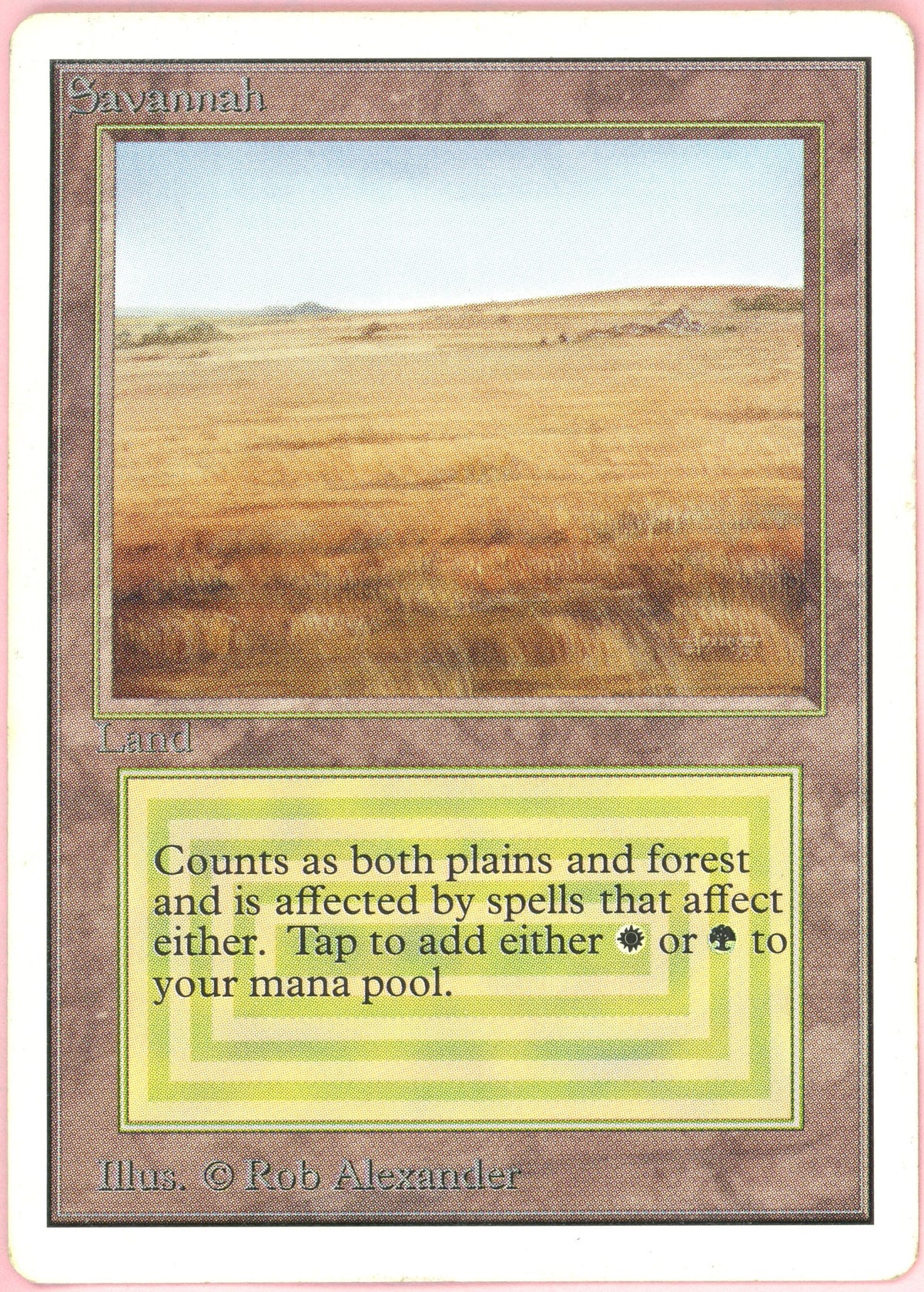 MTG Single: Savannah Revised Edition (1994) MP