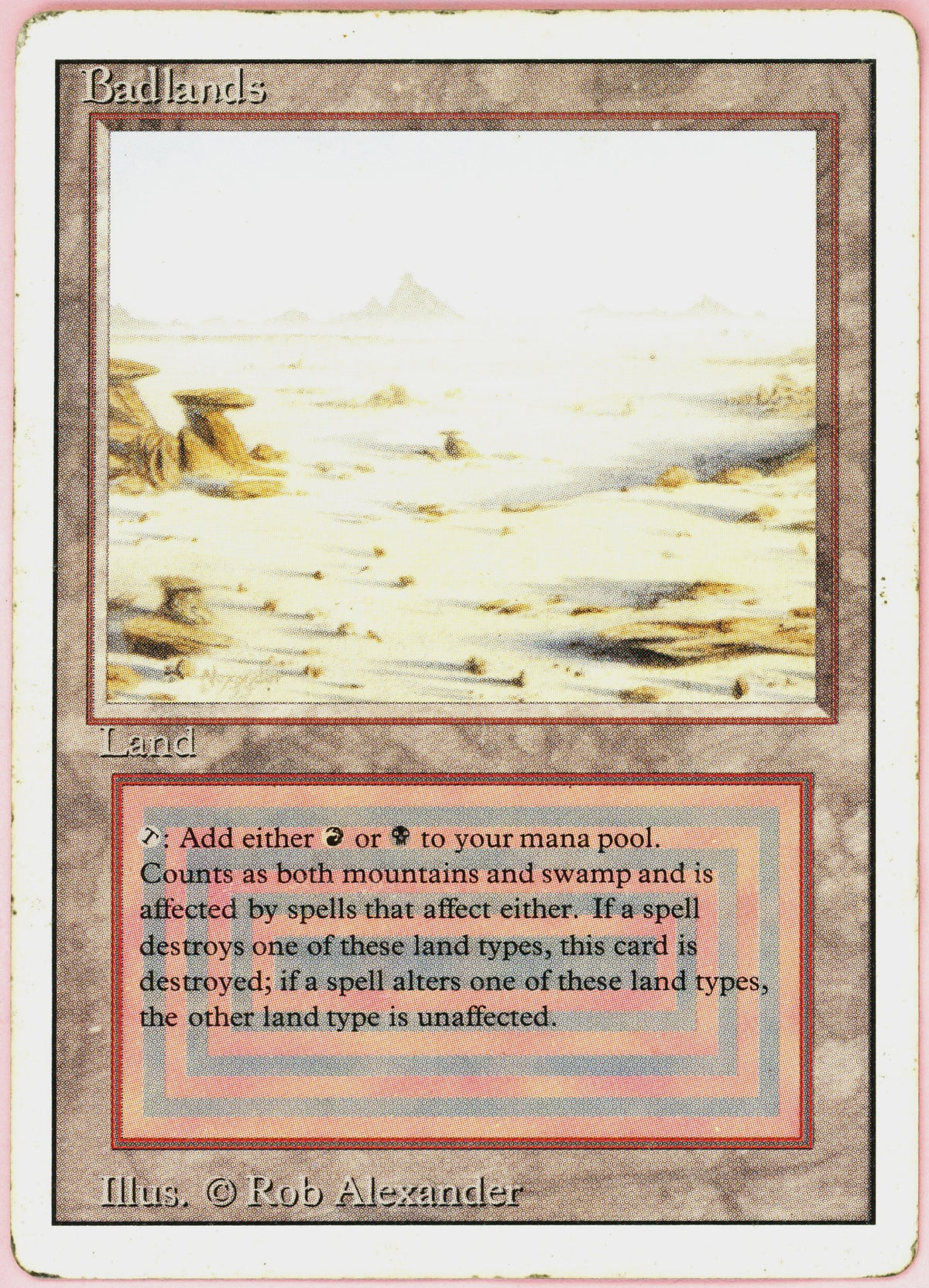 MTG Single: Badlands Revised Edition (1994) MP