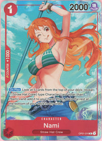 One Piece Single: Nami OP01-016 Pre-Errata Romance Dawn NM