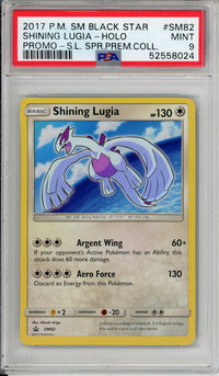 Pokemon Graded: Shining Lugia #SM82 SPC Black Star Promo (2017) Holo PSA 9
