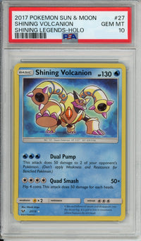 Pokemon Graded: Shining Volcanion PSA 10