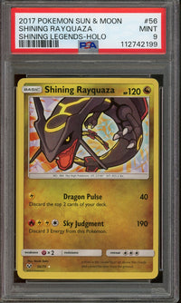 Pokemon Graded: Shining Rayquaza PSA 9