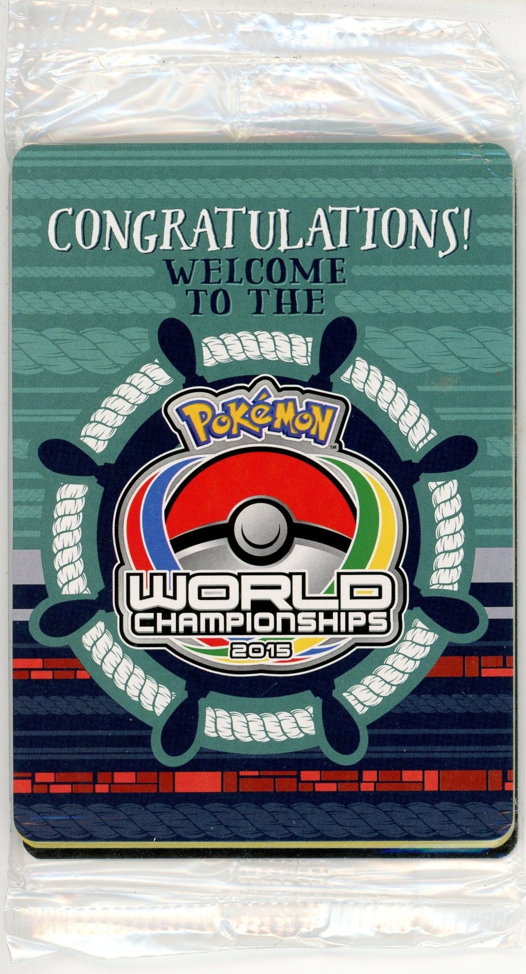 Pokemon: Sealed 2015 World Championships Pack Champions Festival #XY91 Promo Pack