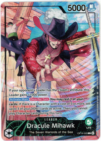 One Piece Single: Dracule Mihawk OP14-020 PSA Member Sealed Promo NM