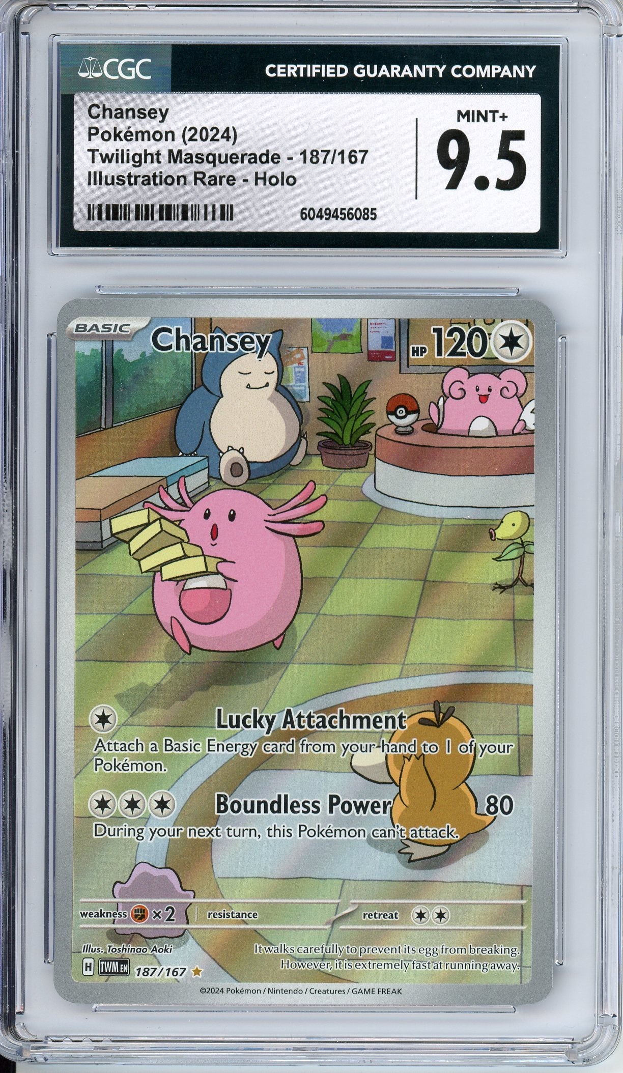 Pokemon Graded: Chansey CGC 9.5