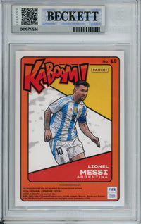 Sports Graded: Lionel Messi Kaboom #10 Donruss (2024-25) Beckett 9