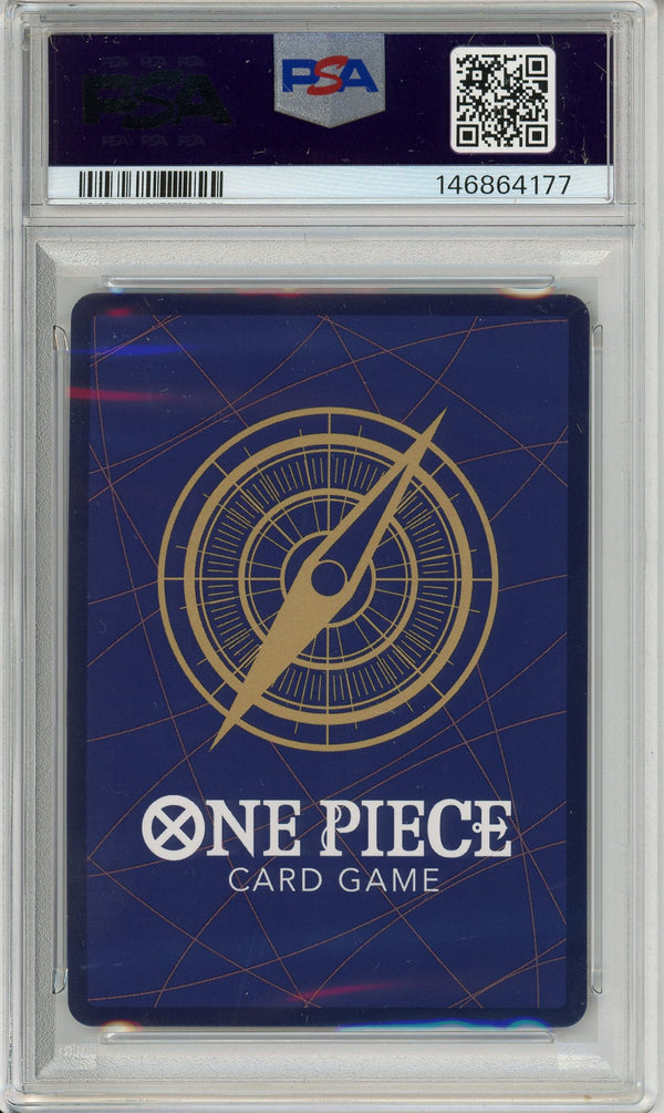 One Piece Graded: Divine Departure OP13-076 Carrying On His Will Alternate Art PSA 9