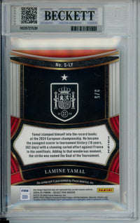 Sports Graded: Lamine Yamal #15 Signature FIFA (2024-25) Green Beckett 8