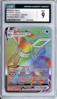 Pokemon Graded: Glaceon VMAX CGC 9