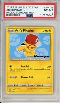 Pokemon Graded: Ash's Pikachu PSA 8