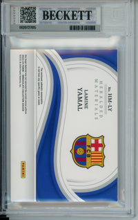 Sports Graded: Lamine Yamal #29 Immaculate Collection (2023-24) Heralded Materials Beckett 8