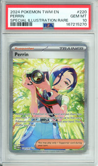 Pokemon Graded: Perrin 220/167 Twilight Masquerade (2024) SIR PSA 10