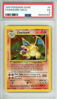 Pokemon Graded: Charizard 4/102 Base Set (1999) Holo PSA 5
