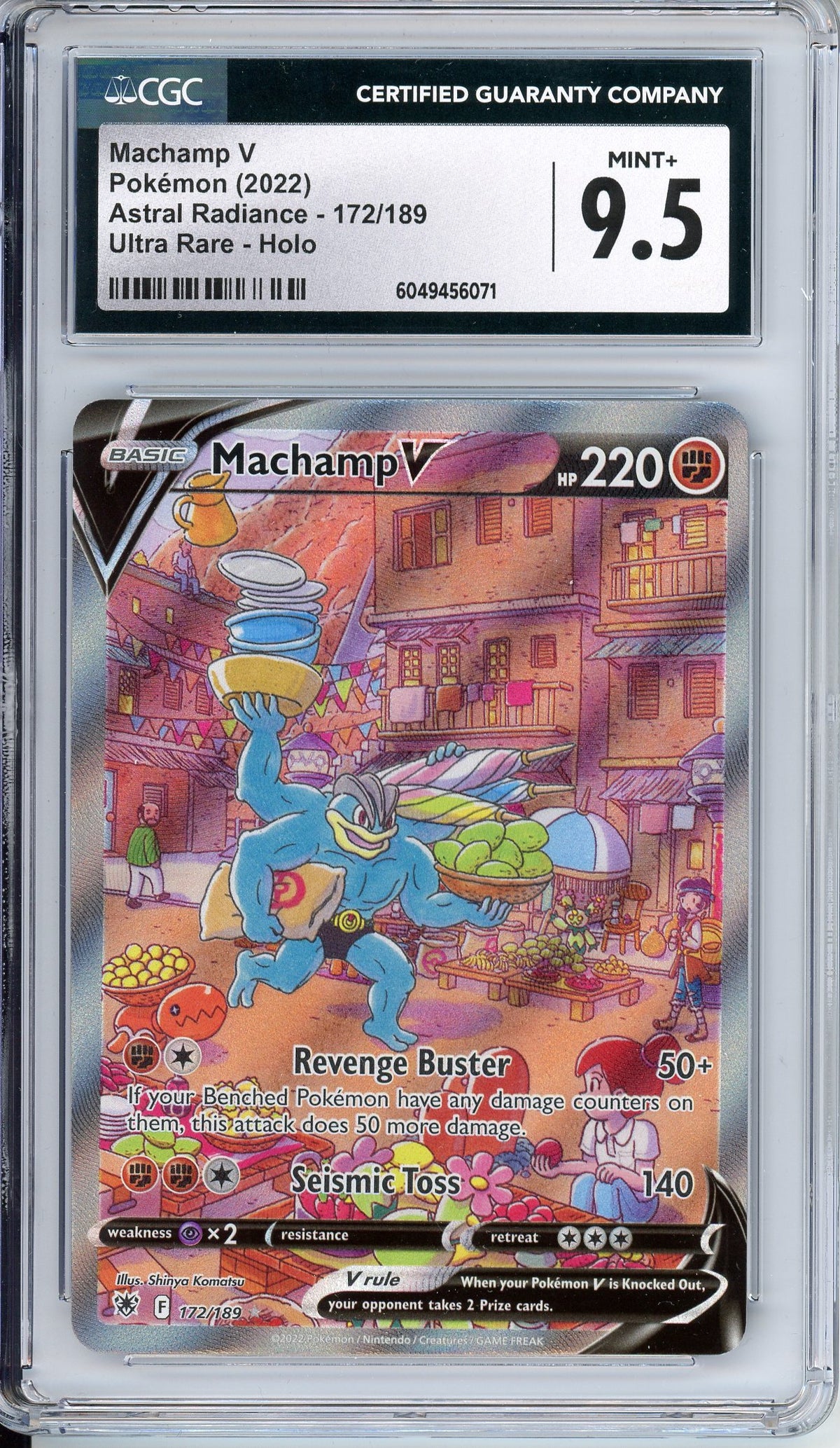 Pokemon Graded: Machamp V CGC 9.5
