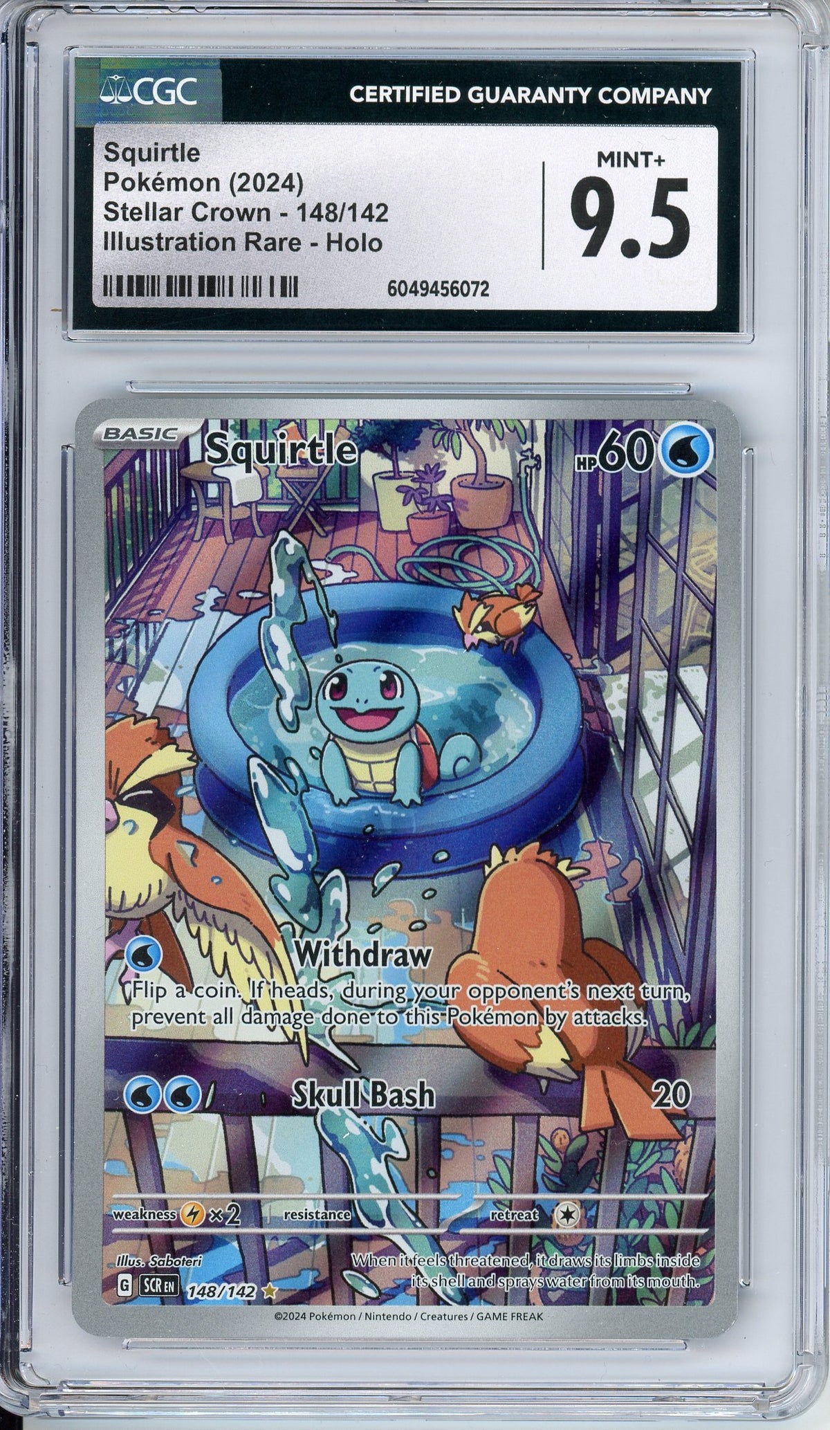 Pokemon Graded: Squirtle CGC 9.5