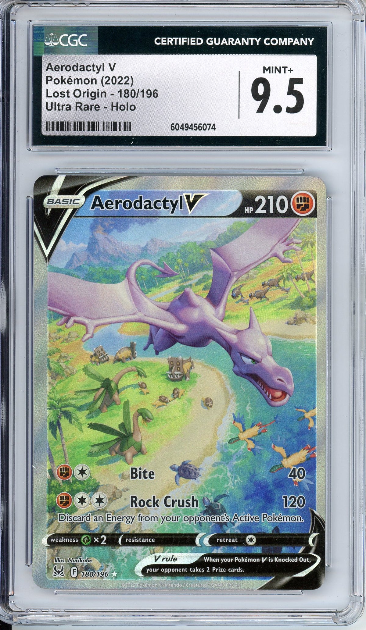 Pokemon Graded: Aerodactyl V CGC 9.5