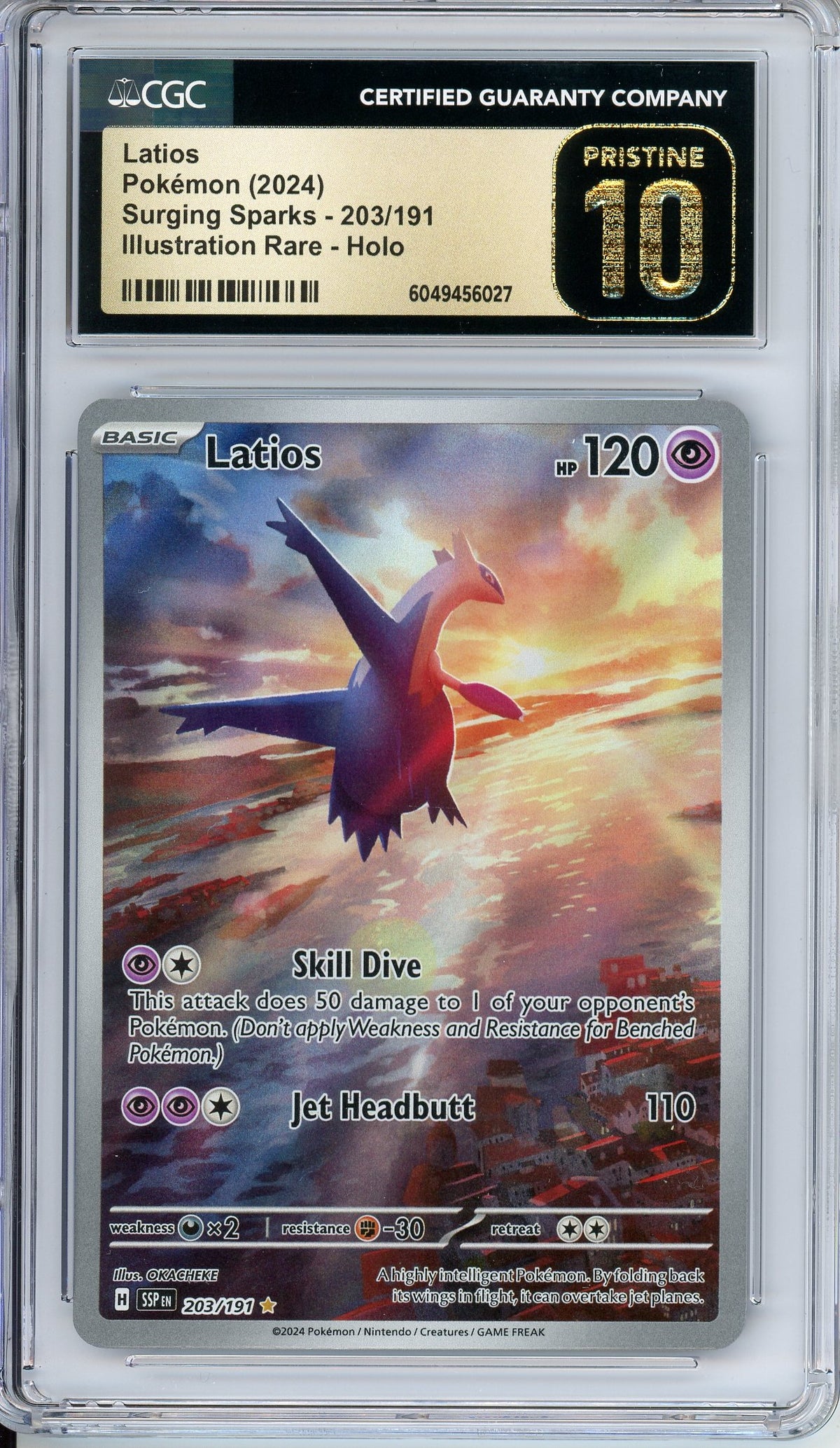 Pokemon Graded: Latios CGC Pristine 10