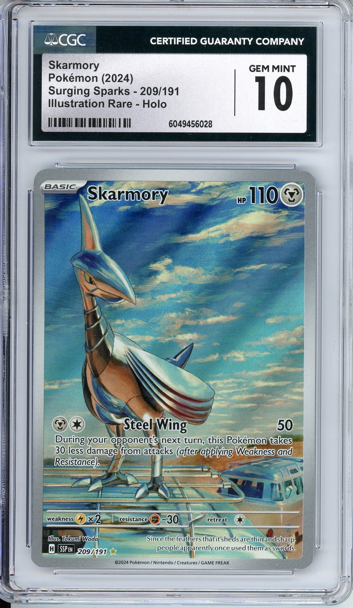 Pokemon Graded: Skarmory IR CGC 10