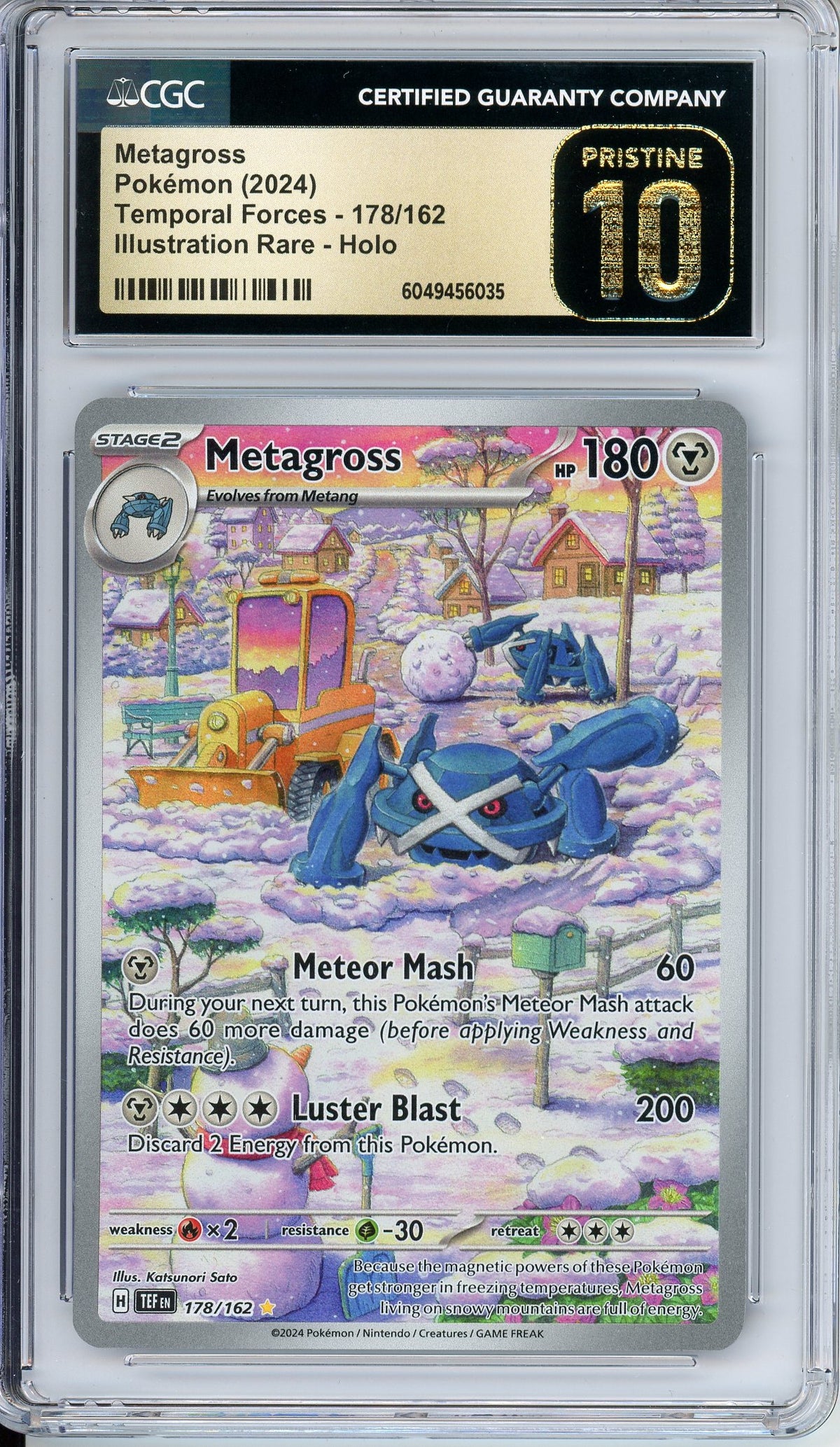 Pokemon Graded: Metagross IR CGC Pristine 10