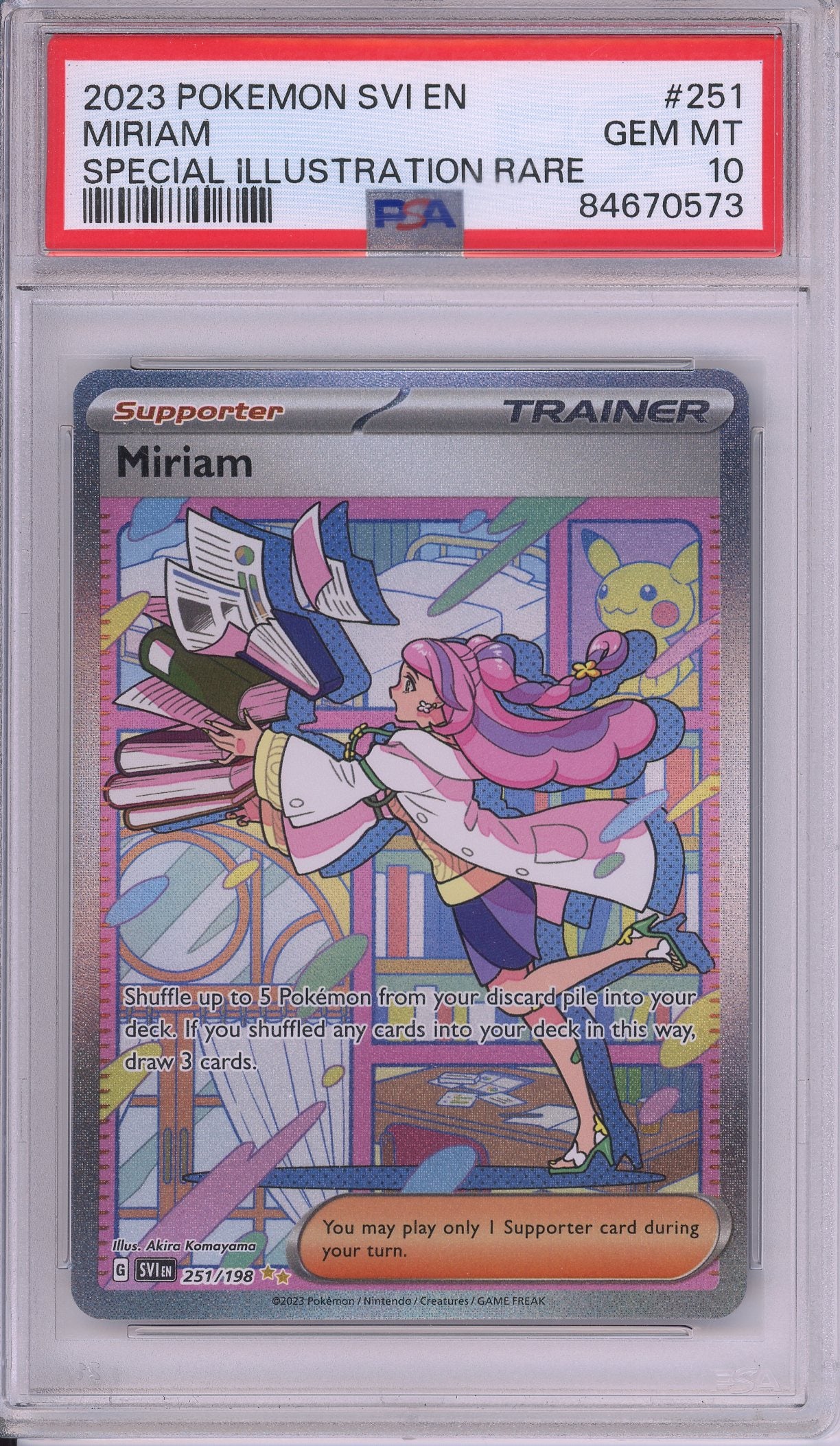 miriam pokemon card graded Pokemon Graded: Miriam CGC 10