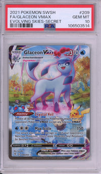 Pokemon Graded: Glaceon VMAX PSA 10