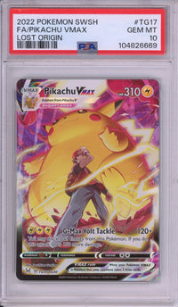 Pokemon Graded: Pikachu VMAX PSA 10