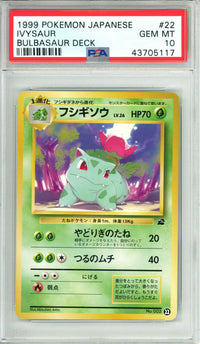 Pokemon Graded: JP Ivysaur #22 Bulbasaur Deck (1999) PSA 10