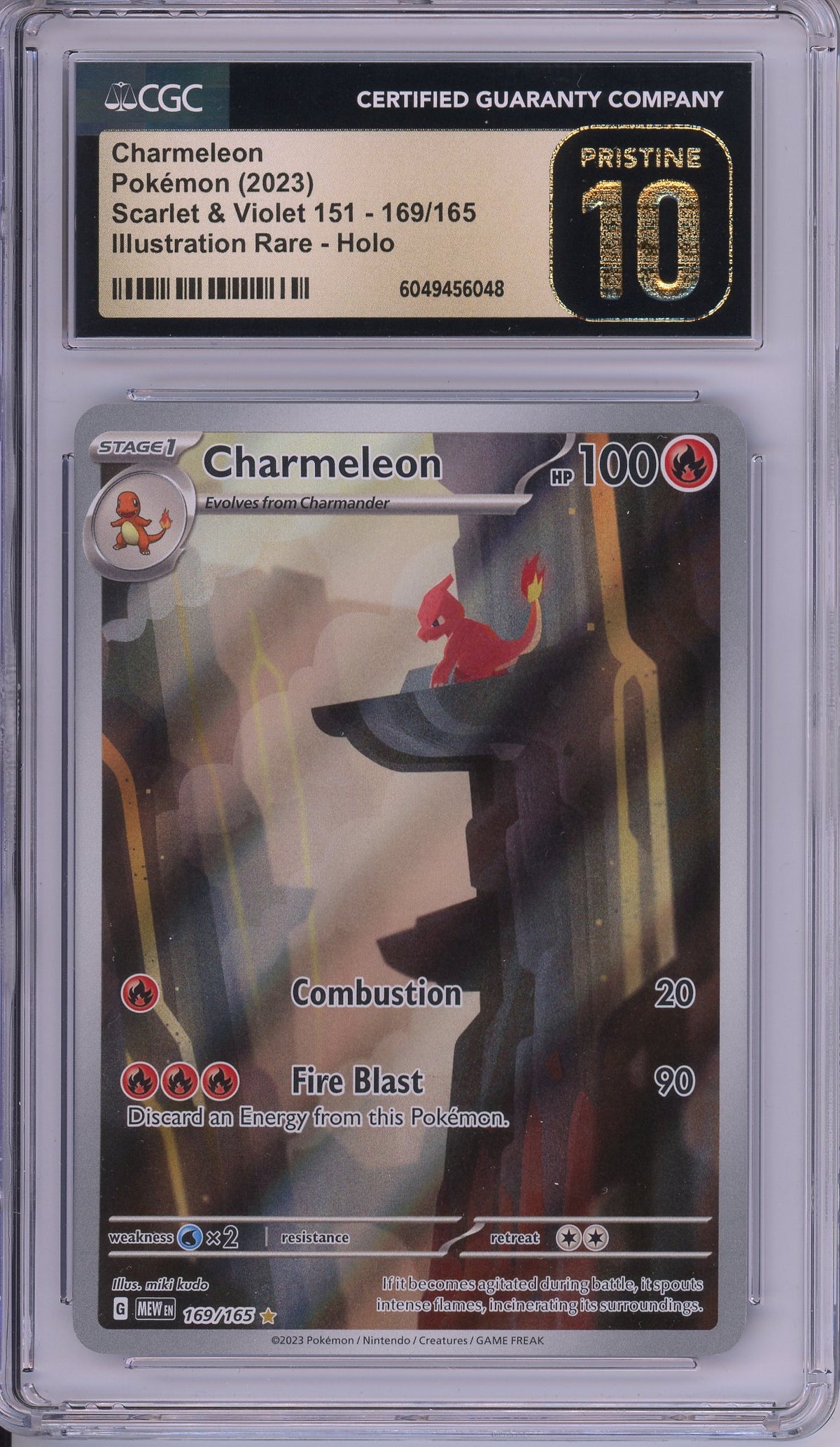 Pokemon Graded: Charmeleon CGC Pristine 10