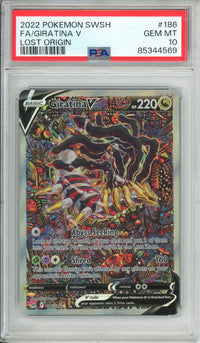 Pokemon Graded: Giratina 186/196 Lost Origin (2022) Full Art PSA 10