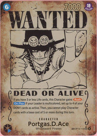 One Piece Single: Portgas D. Ace Wanted Poster OP13-119 Carrying On His Will NM