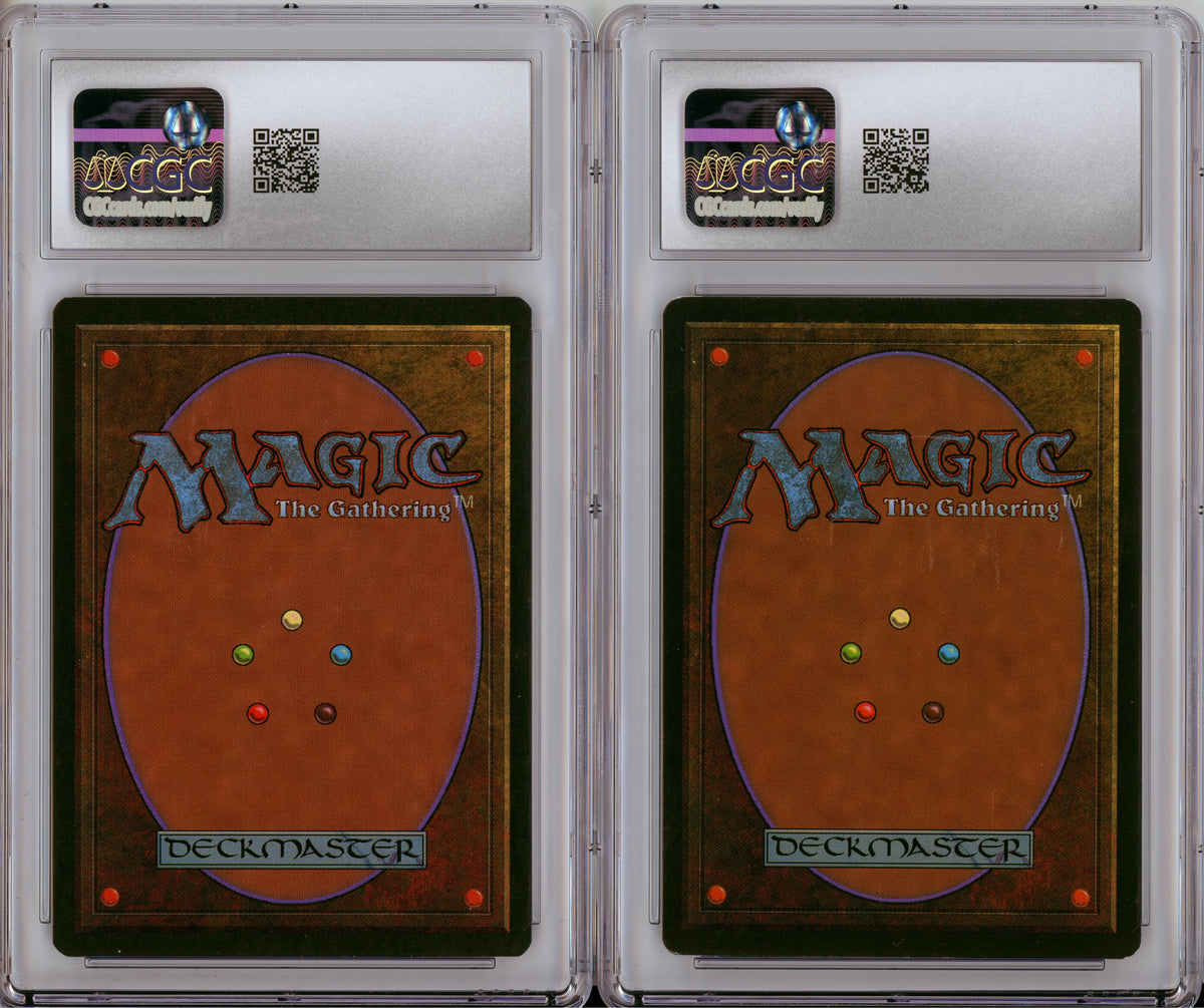 MTG Graded: Mana Crypt CGC 8, Sewers of Estark CGC 9, Giant Badger CGC 7.5, Arena CGC 8 HarperPrism Set of 4