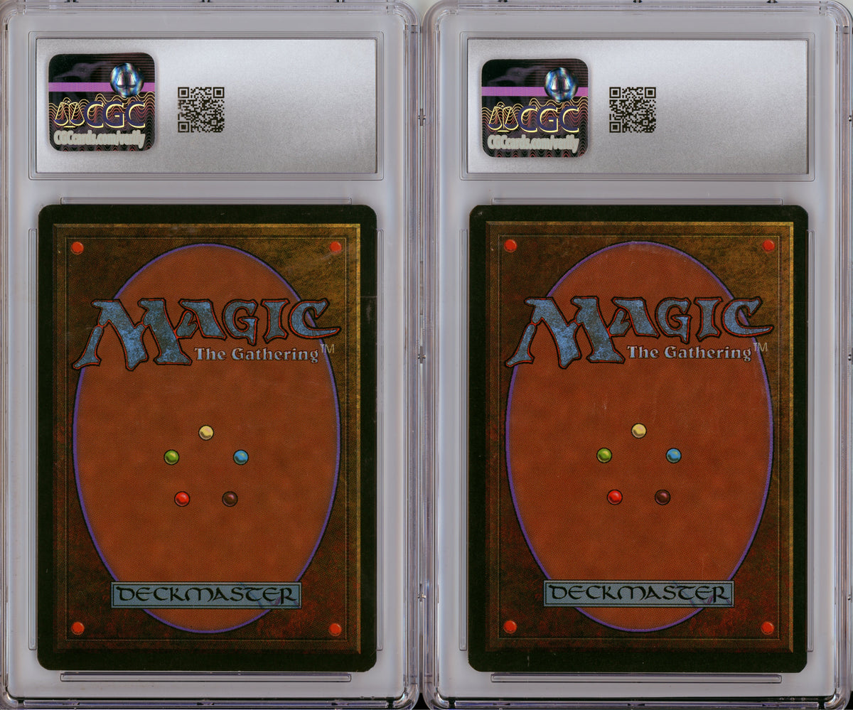 MTG Graded: Mana Crypt CGC 8, Sewers of Estark CGC 9, Giant Badger CGC 7.5, Arena CGC 8 HarperPrism Set of 4