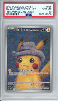 Pokemon Graded: Pikachu w/ Grey Felt Hat PSA 10