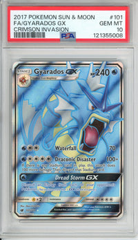 Pokemon Graded: Gyarados GX PSA 10