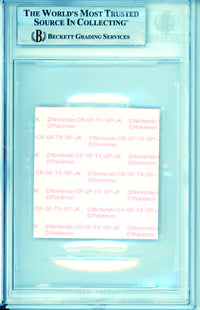 Pokemon Graded: Mega Charizard X Vol. 144 XY Panseal Deco (2013) Beckett 8