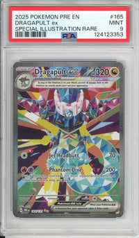 Pokemon Graded: Dragapult ex 165/131 Prismatic Evolutions (2025) SIR Holo PSA 9