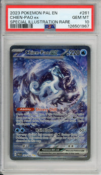 Pokemon Graded: Chien-Pao ex 261/193 Paldea Evolved (2023) SIR Holo PSA 10