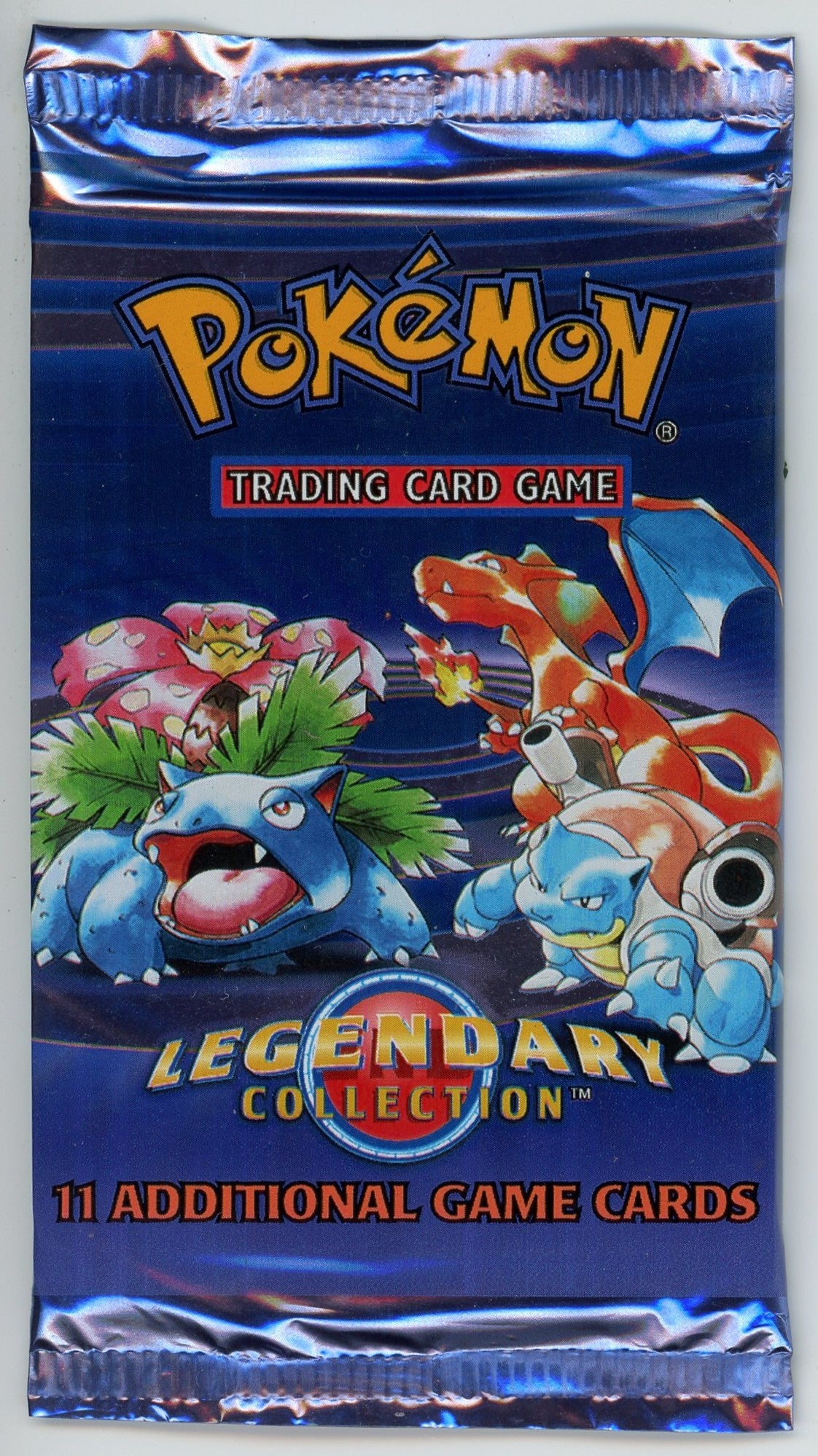 Pokemon: Legendary Collection Sealed Booster Pack (Venusaur, Charizard, and Blastoise Art)