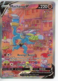 Pokemon Single: Machamp V (Alternate Full Art) SWSH10 172/189- NM