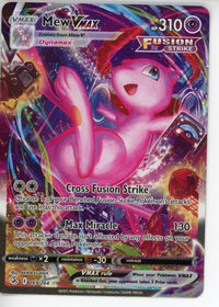 Pokemon Single: Mew VMax (Alt Art Secret) SWSH08 269/264 NM