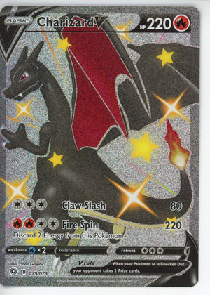 Pokemon Single: Charizard V (Secret) CHP 079/073 - NM