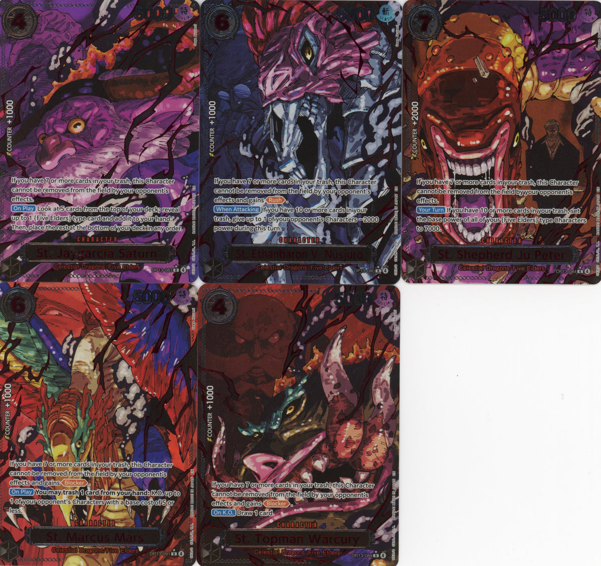 One Piece: Demon God Pack Set (SP Red Parallel)