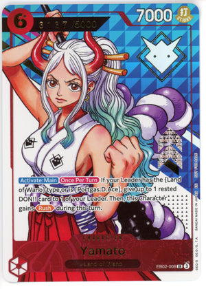 One Piece Single: Yamato Land of Wano EB02-006 SR- NM