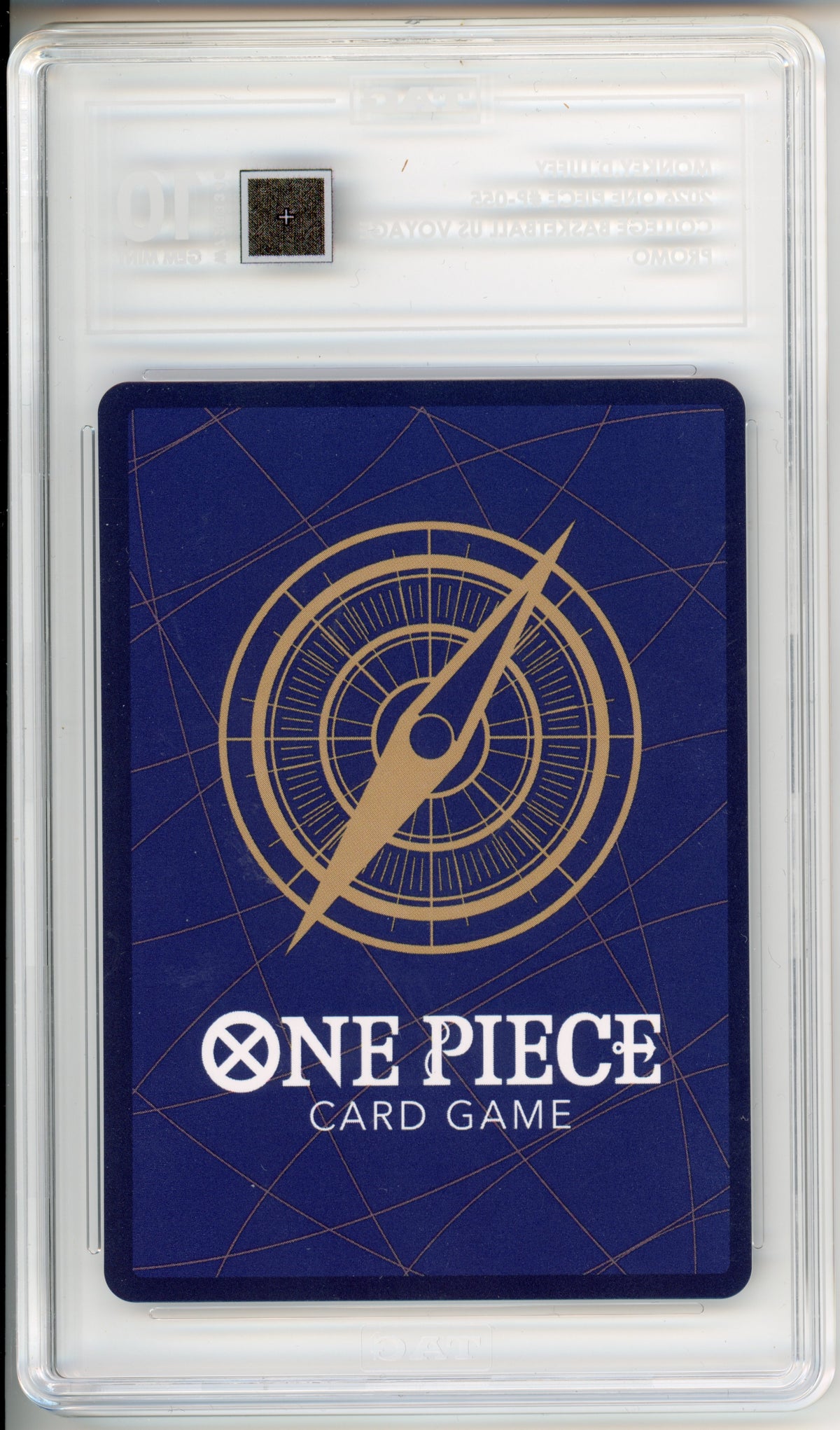 One Piece Graded: Monkey. D Luffy (2026) College Basketball US Voyage Tag 10