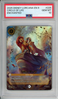 Lorcana Graded: Circle of Life- Enchanted 2025 #225 PSA 10
