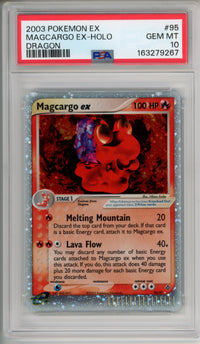 Pokemon Graded: Macargo EX- Holo #95 PSA 10