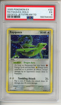 Pokemon Graded: Rayquaza EX 2005 #22 PSA 5