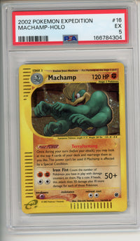 Pokemon Graded: Machamp Holo #16 PSA 5