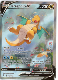 Pokemon Single: Dragonite V 192/203 NM