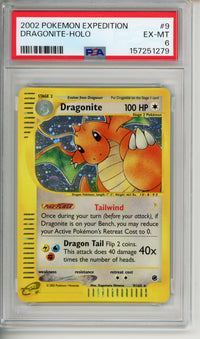 Pokemon Graded: Dragonite Holo 2002 #9 PSA 6
